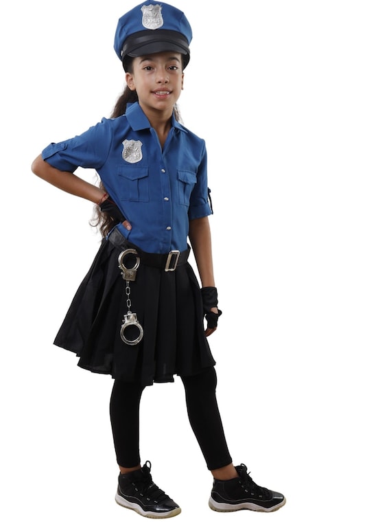 Kids Girl Cop Cutie Costume,halloween Costume,girl Costume,kid Costume 