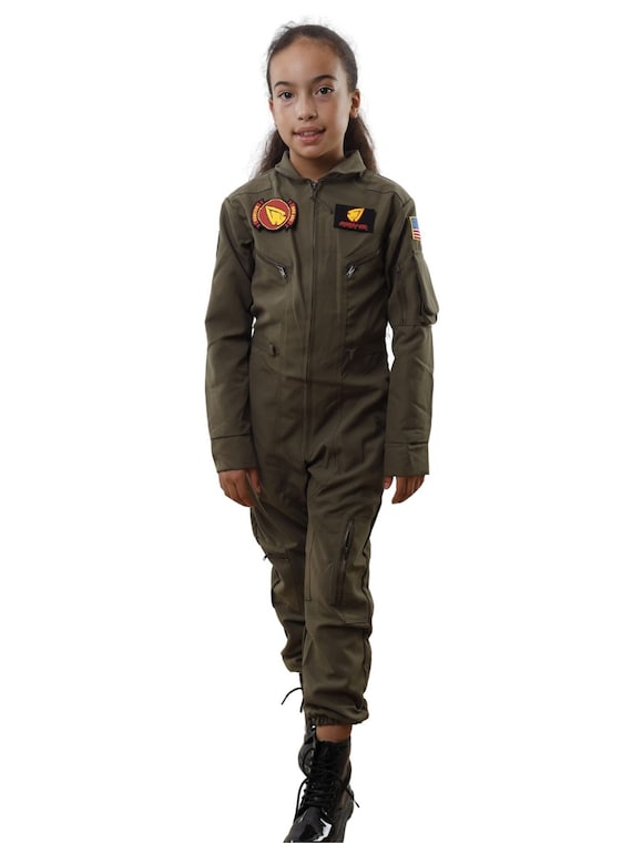 Top Gun Maverick Flight Suit Halloween Costume Kid