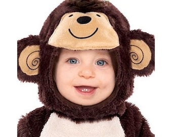 Baby Monkey Costume: Inspired Halloween Outfit, Photo Prop