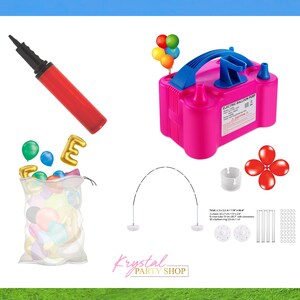 Balloon Arch Stand, Balloon Machines, Balloon Pump, Balloon Bag All in One Kits