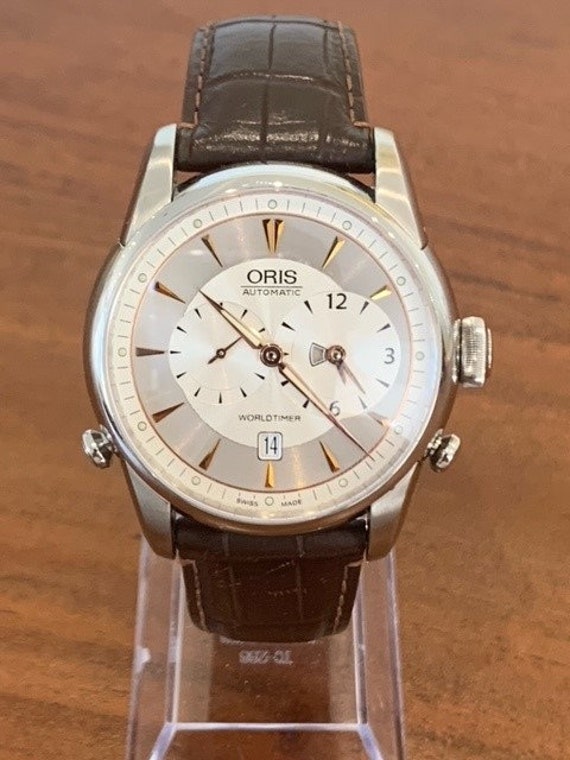 Vintage Oris Watch with World Time function. 2 dials… Gem