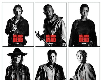 The Walking Dead Season 7 - PROFILES Series 1 - 10 Card Promo Set - Rick Glenn