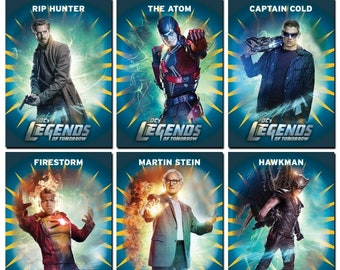 DC Legends Of Tomorrow - Season 1 - CW Show - 10 Card Character Promo Set