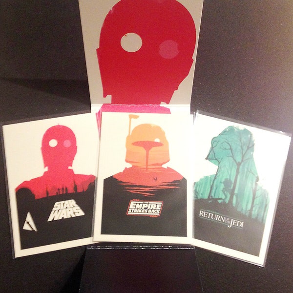 STAR WARS Olly Moss 3 Card Collection - Mondo Limited Edition Set - Limited to 1000