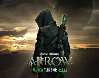 DC ARROW - Season 8 - CW Show - Promo Card 1