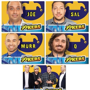 IMPRACTICAL JOKERS BIO 5 Card Promo Set Joe Sal Murr Q image 1