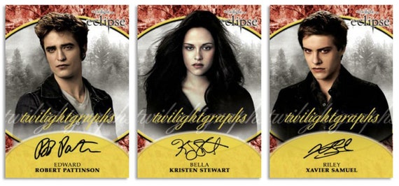 Twilight eclipse twilightgraphs - 3 card promo se… - image 1