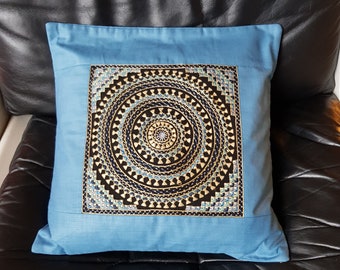 Decorative pillow embroidered boho pillowcase India hand embroidered