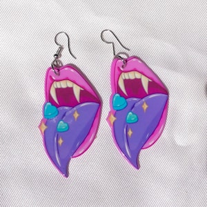 Scary Movie Icon Earrings, Acrylic Funny, Classic Horror Characters, Gothic Earrings, Horror Earrings, Halloween Earrings Horror Movie Icons