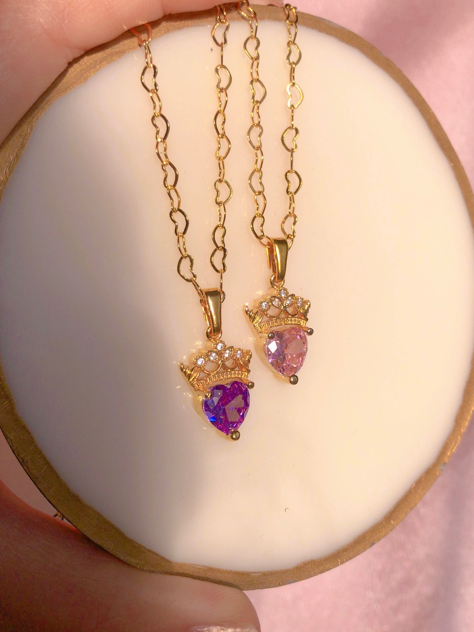 Barbie Princess Charm School Heart Necklace Blair and - Etsy