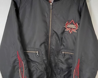 Vintage Men's Harley-Davidson Nylon Riding Jacket Size Medium