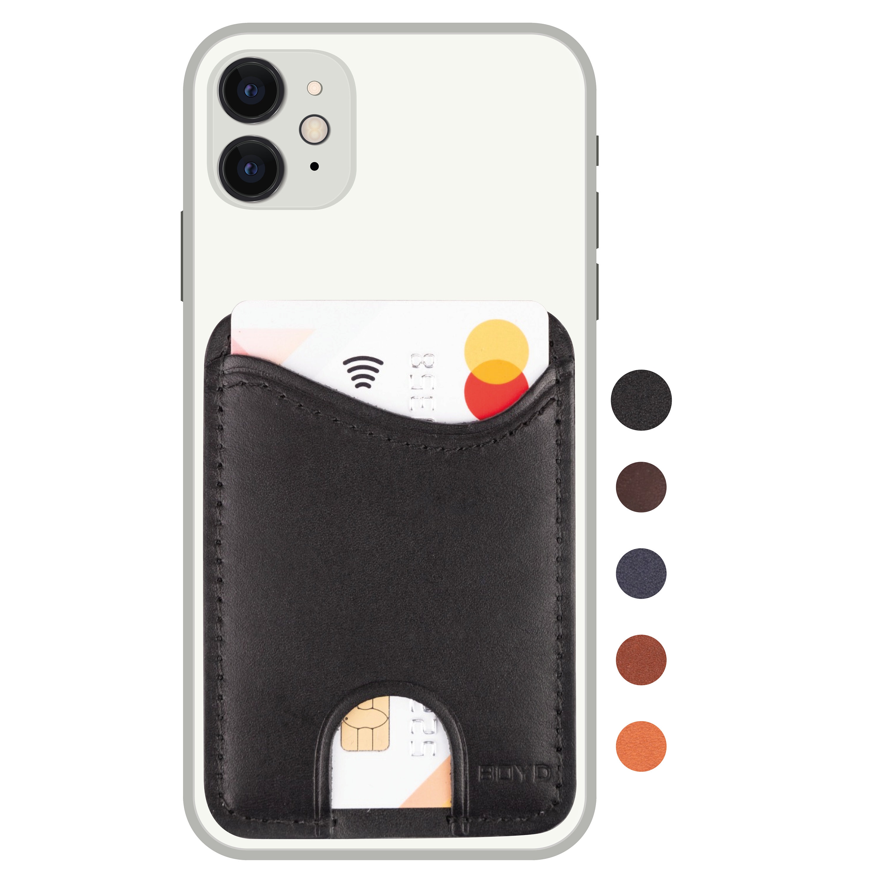 Leather Wallet Cell Phone Adhesive Card Holder And Strap Best