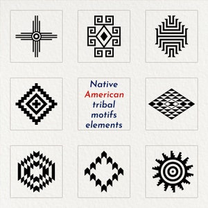 native american tribal 60 design elements svg eps ai dxf jpg png pdf files 420 files image 7