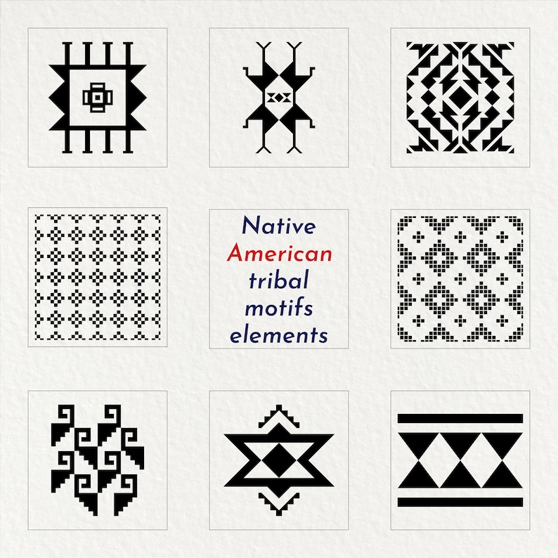 native american tribal 60 design elements svg eps ai dxf jpg png pdf files 420 files image 6