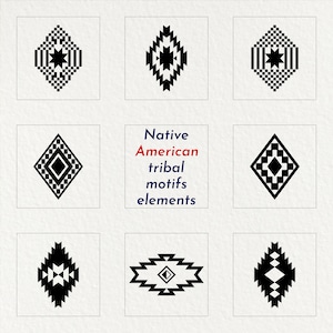 native american tribal 60 design elements svg eps ai dxf jpg png pdf files 420 files image 3