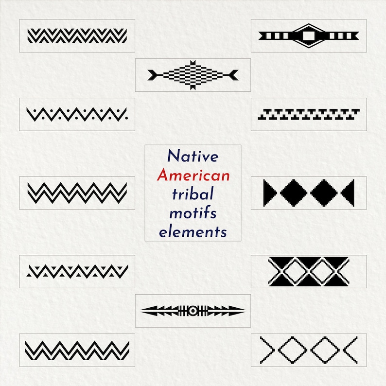 native american tribal 60 design elements svg eps ai dxf jpg png pdf files 420 files image 8