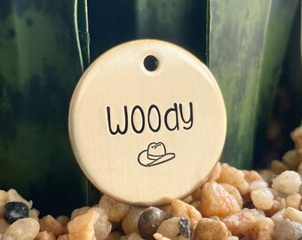 Cowboy Hat Cowgirl Pet Tag Dog Tag Cat Tag