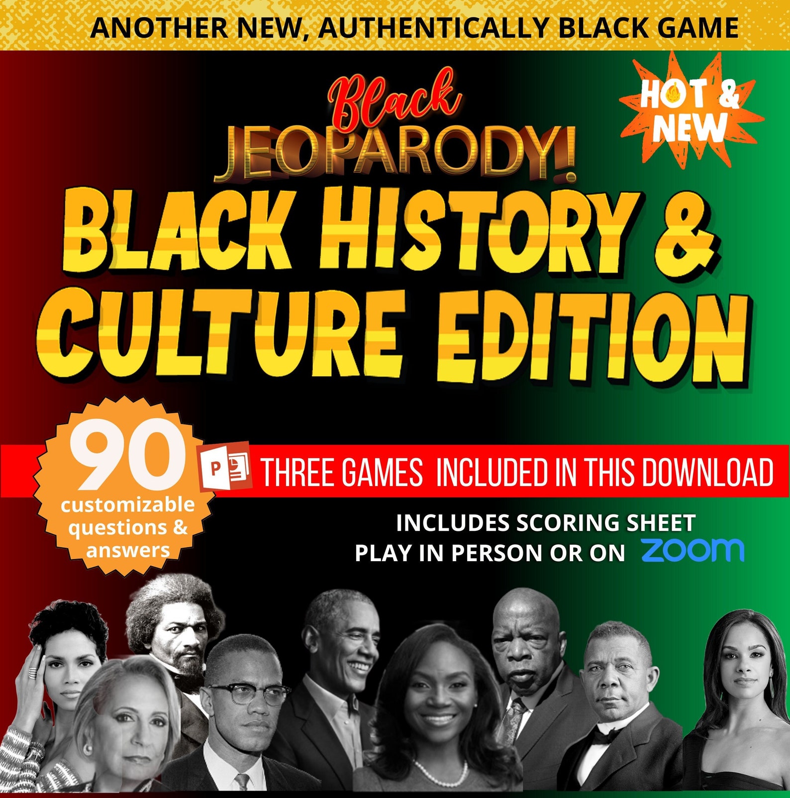 Black Jeoparody! - Black History Month Trivia Game