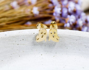 Stainless Steel Earrings Halloween, Gold Jewelry, Ghost Earrings, Halloween Jewelry, Earrings Stainless Steel, Earrings Halloween, Sweet Spirit