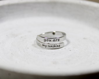 Statement Ring Edelstahl, You are my sunshine Ring