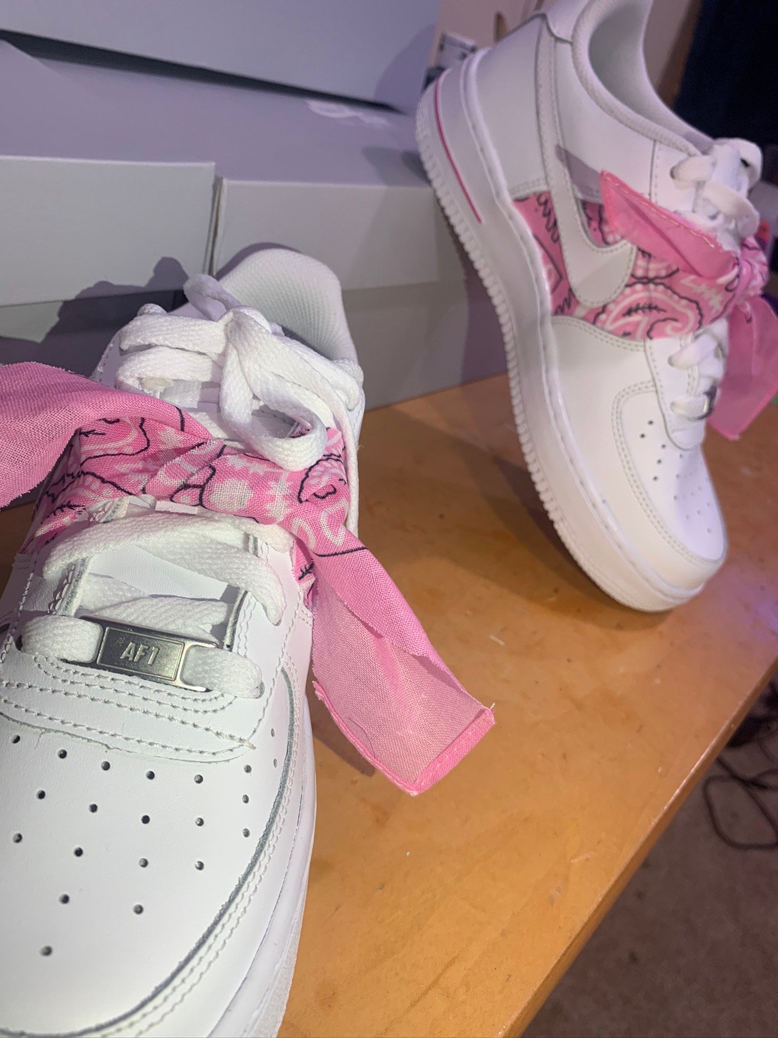 Custom Air Force One Low's bandana Etsy