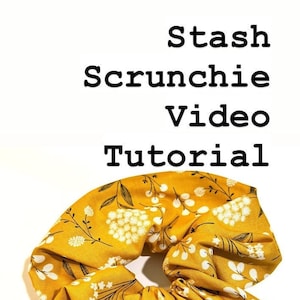 Stash Scrunchie (Video Tutorial) Adult Size