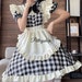 Sweet Cosplay Maid Costume Dress Anime Bow Maid Outfit Cute Schoolgirl Uniform Lolitafashion Dress Schoolgirl Maid Outfits Lolita Dresses