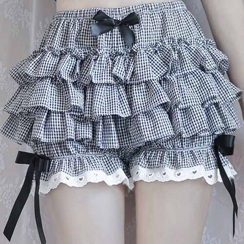 Cute Puffy Mini Lolita Bloomers Shorts 