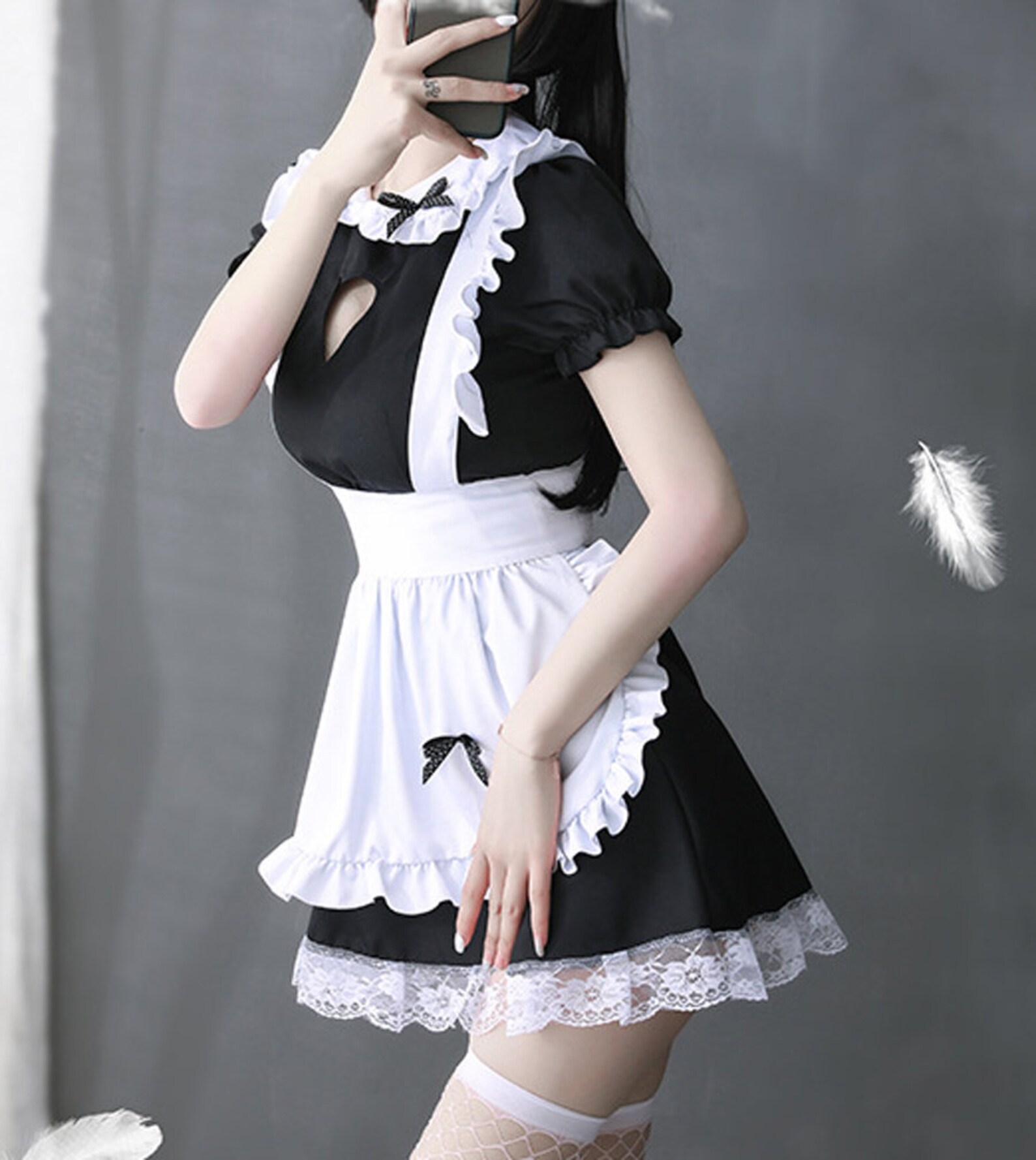 Sexy Cosplay Maid Traje Anime Mujeres Francés Maid Traje Etsy