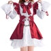Sweet Cosplay Maid Costume Dress Anime Women French Maid Outfit Cute Lolita Dress Schoolgirl Princess Dresses Birthday Gift for Her 