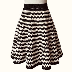 DCV Flare Skirt | V stitch Crochet Skirt | Crochet Skirt Pattern
