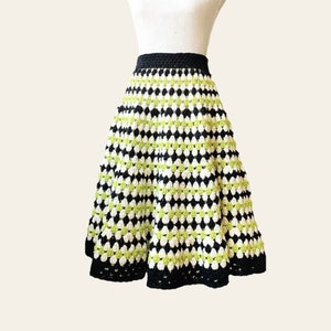 Granny Stripe Tiered skirt