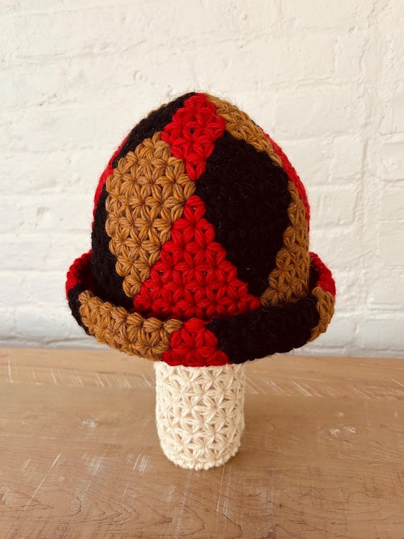 Diamond Bell Hat Crochet Hat Jasmine Stitch Hat