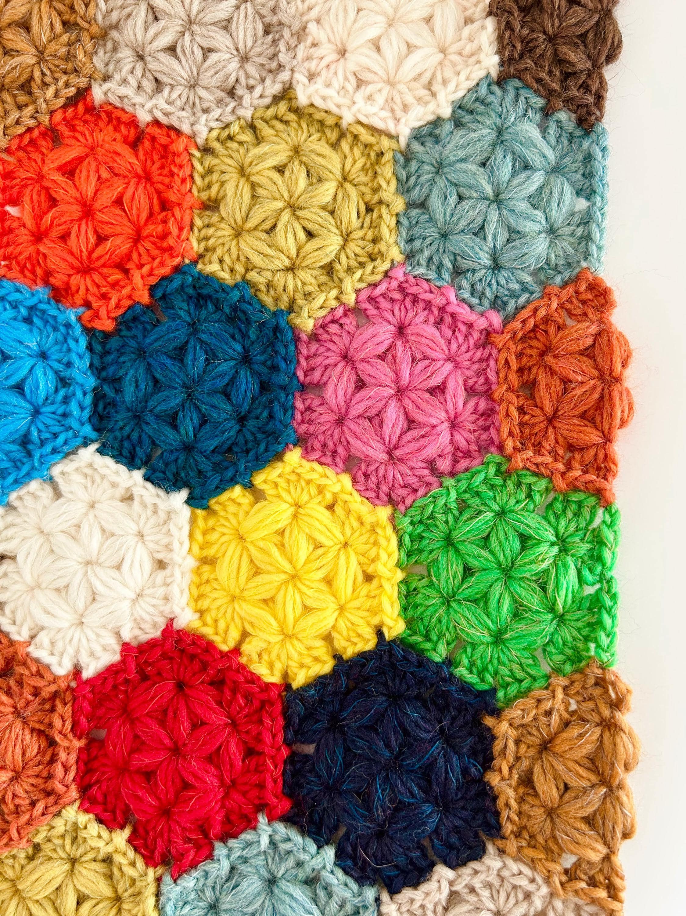 125 Mini Hexagon Motif | Crochet Pattern - Etsy