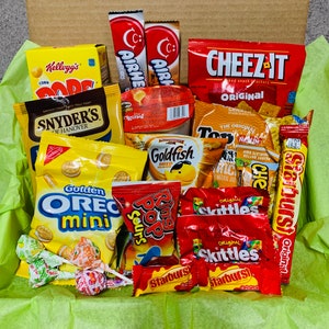 Sweet and Salty Snacks Box Savory Chocolate & Candy Gift Box