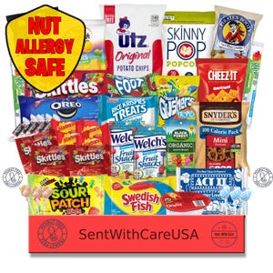 Allergy Friendly Peanut Free Snacks | Nut Allergy Friendly Snacks Nut Free Snack Ideas | Peanut Allergy Snack Box & Snacks With No Nuts Gift