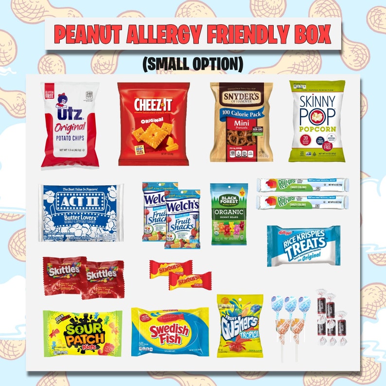 Allergy Friendly Peanut Free Snacks Nut Allergy Friendly Snacks Nut Free Snack Ideas Peanut Allergy Snack Box & Snacks With No Nuts Gift image 4