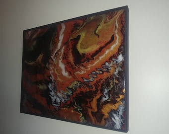 Original abstract acrylic art