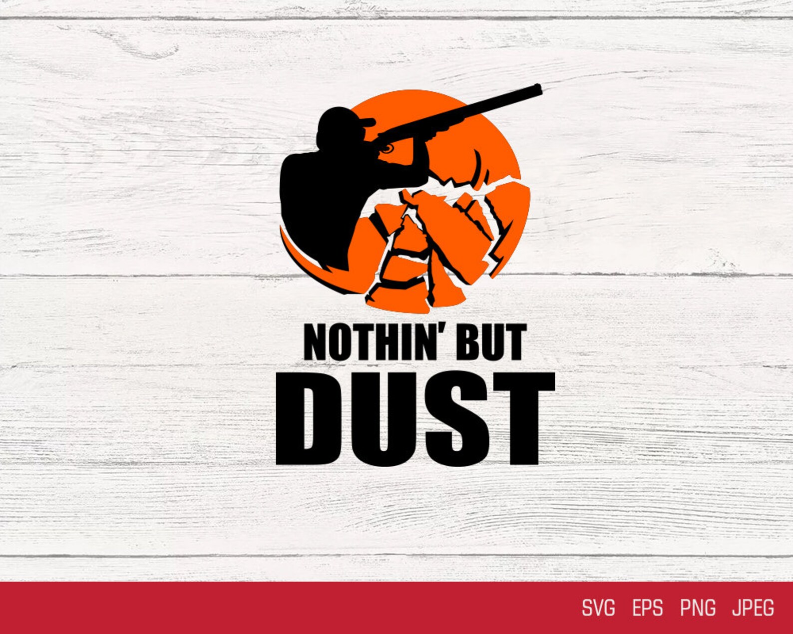 Trapshooting SVG FileSkeet Shooting svgNothin But Dust Clay Etsy