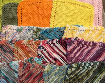 Hand-Knit Dishcloths