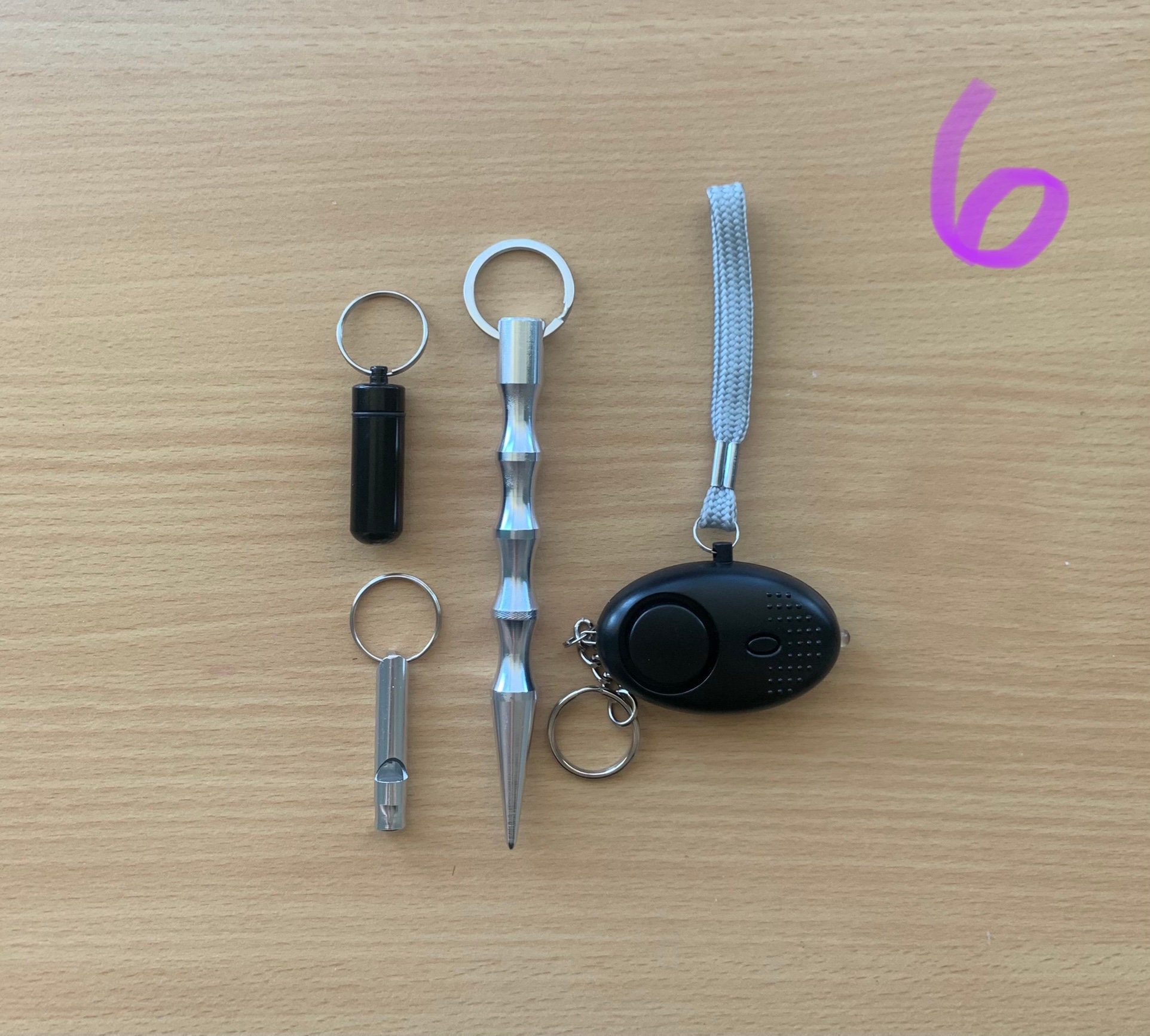 4 DYI SAFETY KEYCHAIN Etsy