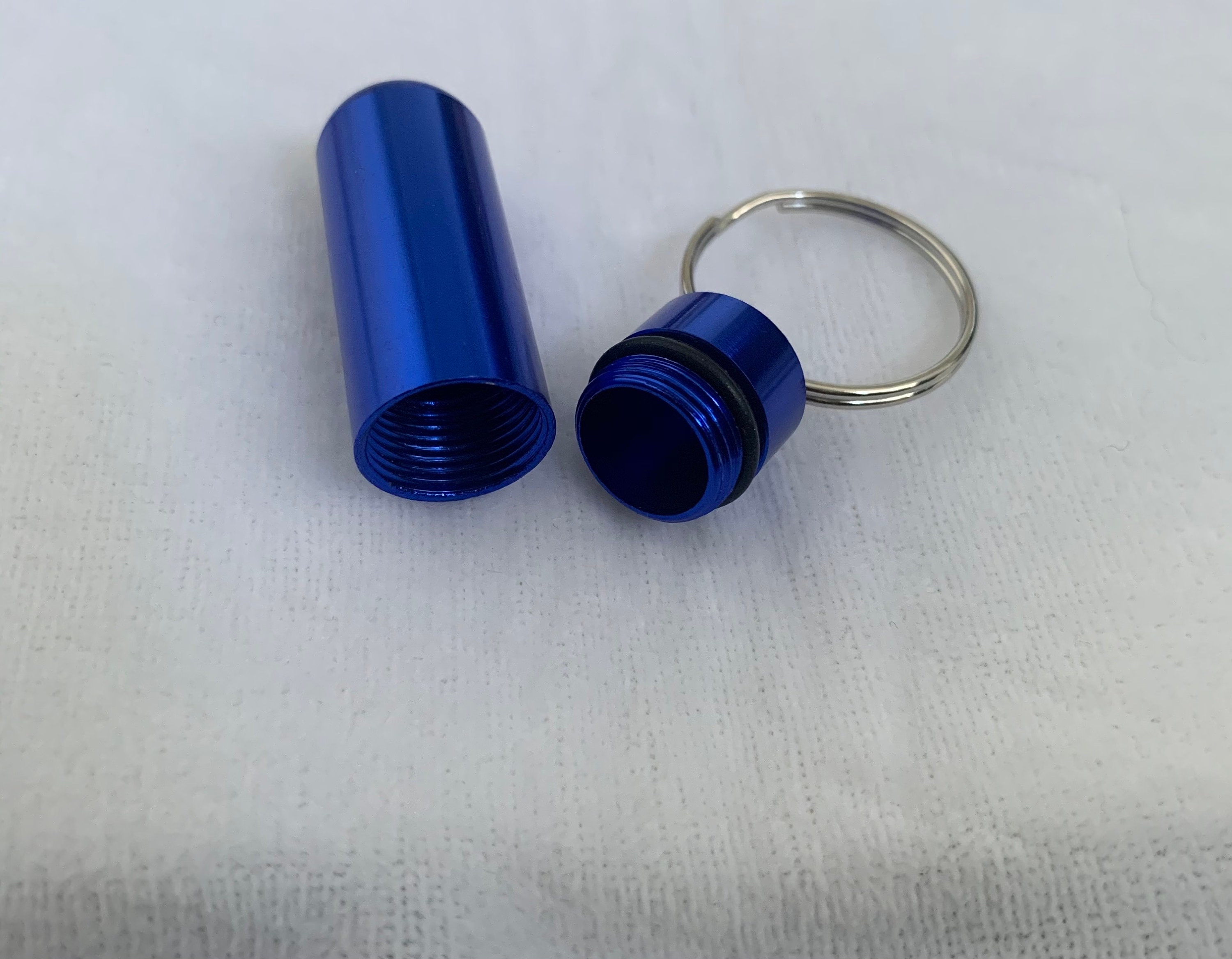 Mini Metal Waterproof Capsule keychain accessories Etsy