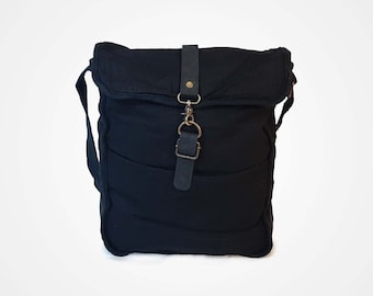 Handmade Shoulder Bag, Crossbody Cotton Bag, Everyday Bag, Adjustable Shoulder Bag, Cotton Bag
