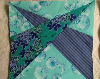BLOCO 2 misture e combine 9" Base de patchwork de papel para colcha - somente PDF - cruz cruzada