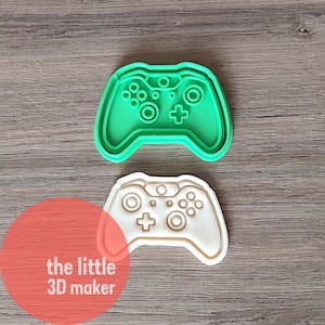 Video Game Controller Cookie Cutter Stamp Fondant Embosser