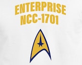 USS Enterprise NCC-1701 Digital Cut File Star Trek SVG Cricut Design Silhouette Cameo PnG DxF EpS Spock Captain Kirk