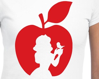 Free Free 267 Silhouette Snow White Apple Svg SVG PNG EPS DXF File