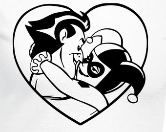 Joker And Harley Svg Etsy