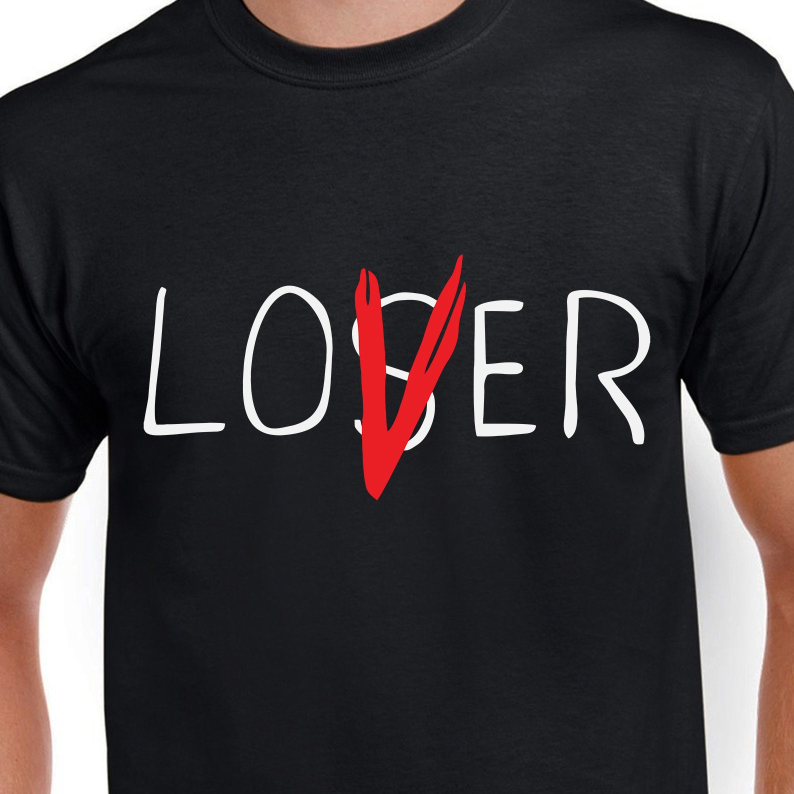 Lover / Loser Digital Cut File // SVG // Cricut Design // Etsy