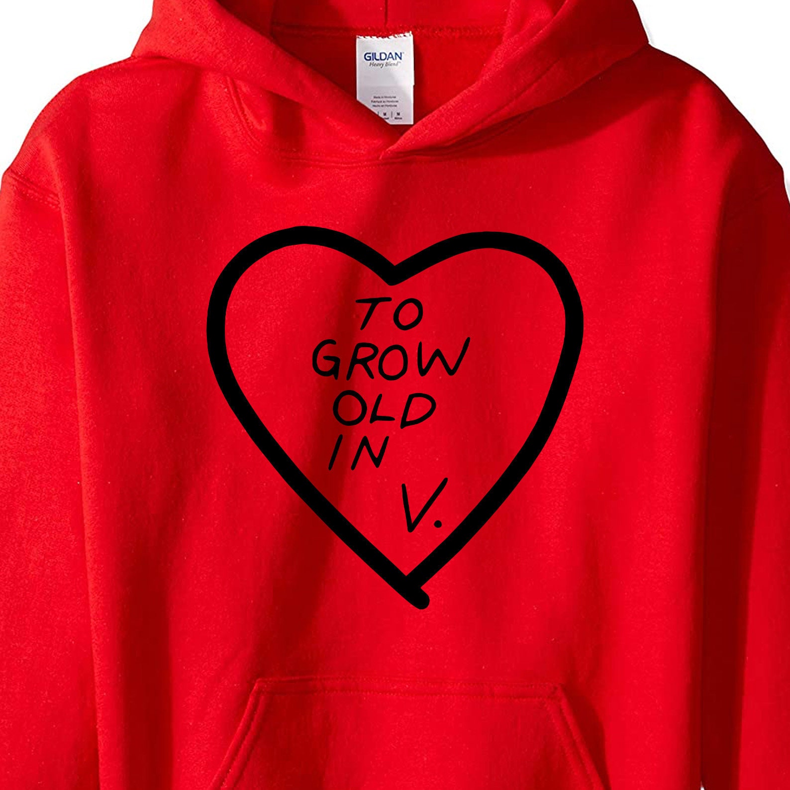 Marvel WandaVision Sweatshirt - To Grow Old In Heart Design